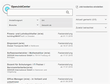 Tablet Screenshot of openjobcenter.com